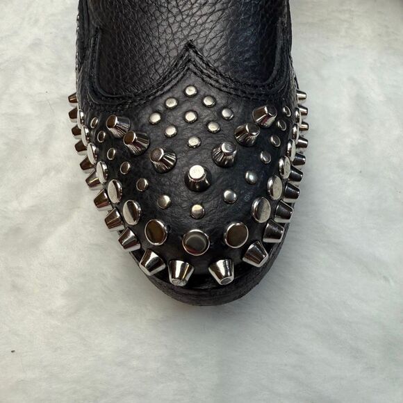 ALEXANDER MCQUEEN Star and moon studded booties size 37 - Picture 10 of 14